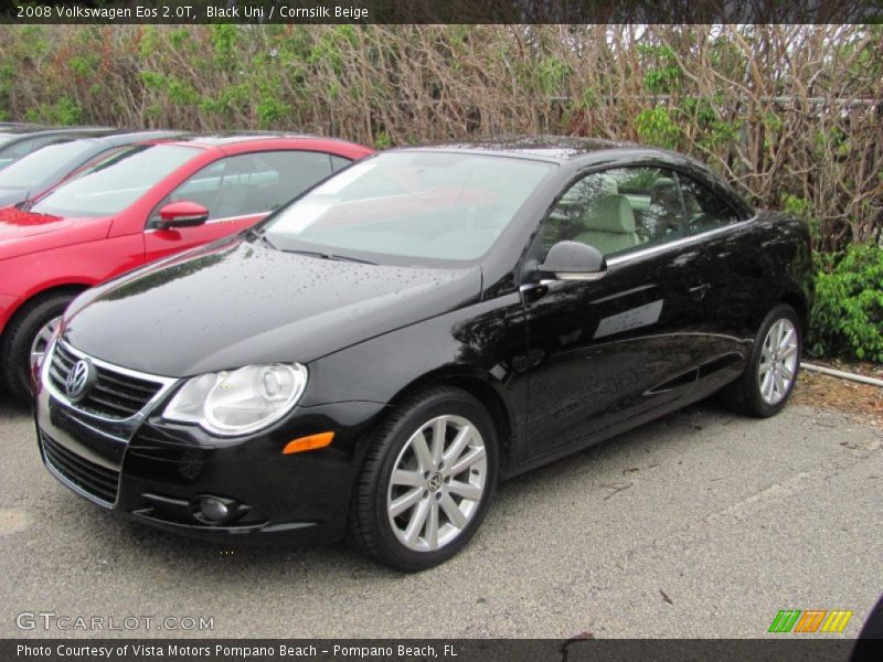 Black Uni / Cornsilk Beige 2008 Volkswagen Eos 2.0T