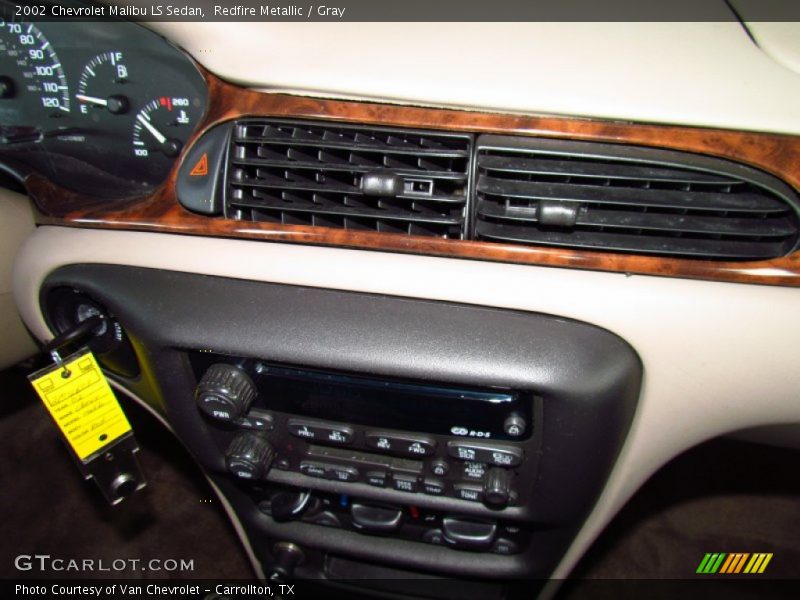 Redfire Metallic / Gray 2002 Chevrolet Malibu LS Sedan