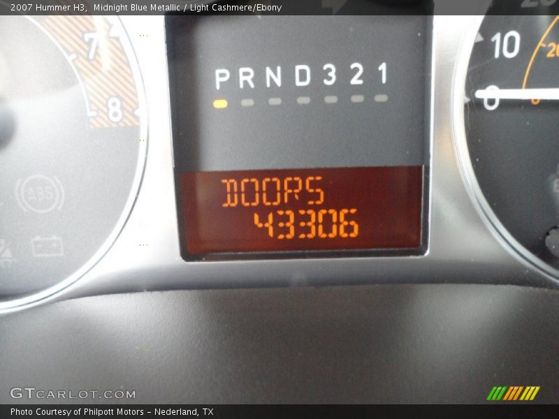 Midnight Blue Metallic / Light Cashmere/Ebony 2007 Hummer H3
