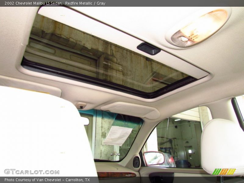 Redfire Metallic / Gray 2002 Chevrolet Malibu LS Sedan