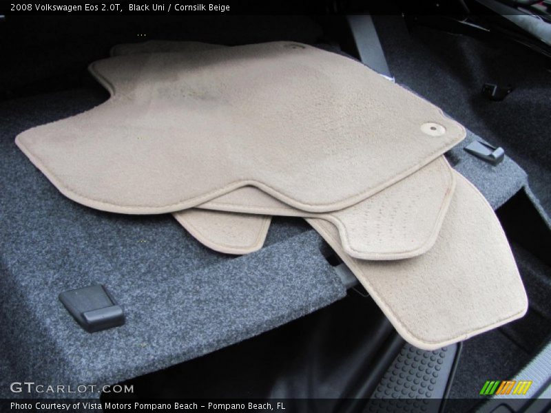 Black Uni / Cornsilk Beige 2008 Volkswagen Eos 2.0T