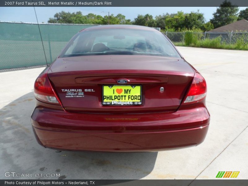 Merlot Metallic / Medium/Dark Flint 2007 Ford Taurus SEL