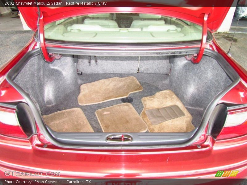 Redfire Metallic / Gray 2002 Chevrolet Malibu LS Sedan