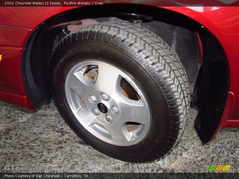 Redfire Metallic / Gray 2002 Chevrolet Malibu LS Sedan