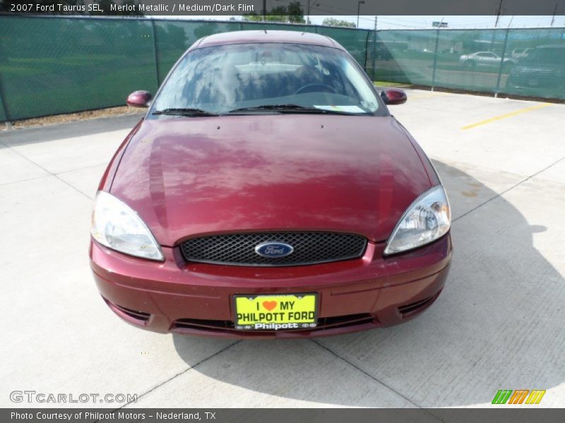 Merlot Metallic / Medium/Dark Flint 2007 Ford Taurus SEL