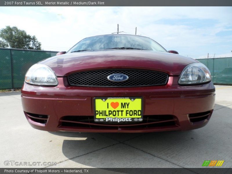 Merlot Metallic / Medium/Dark Flint 2007 Ford Taurus SEL