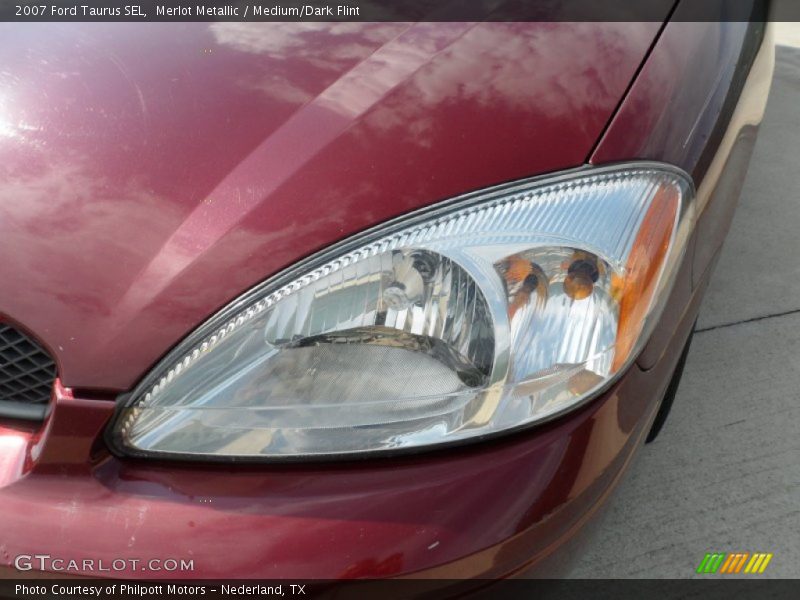 Merlot Metallic / Medium/Dark Flint 2007 Ford Taurus SEL