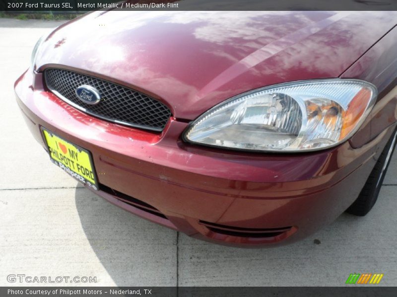 Merlot Metallic / Medium/Dark Flint 2007 Ford Taurus SEL