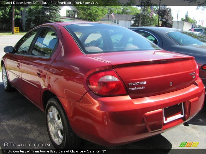 Blaze Red Pearlcoat / Dark Slate Gray 2004 Dodge Neon SXT