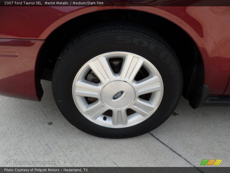Merlot Metallic / Medium/Dark Flint 2007 Ford Taurus SEL
