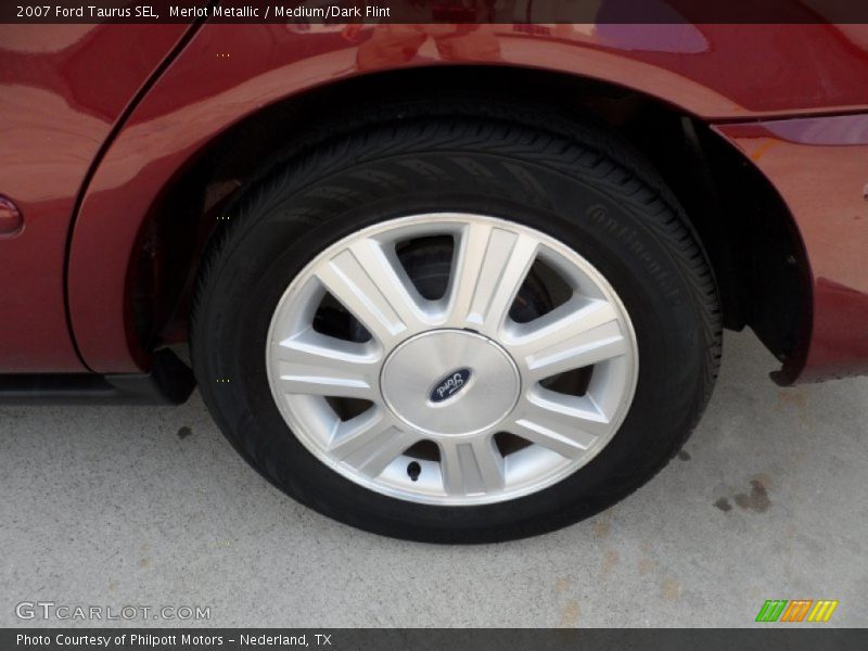 Merlot Metallic / Medium/Dark Flint 2007 Ford Taurus SEL