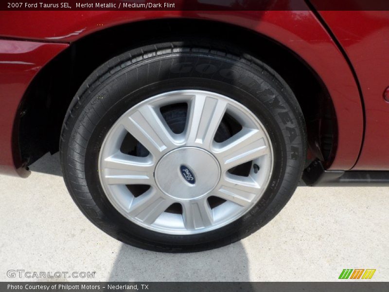 Merlot Metallic / Medium/Dark Flint 2007 Ford Taurus SEL
