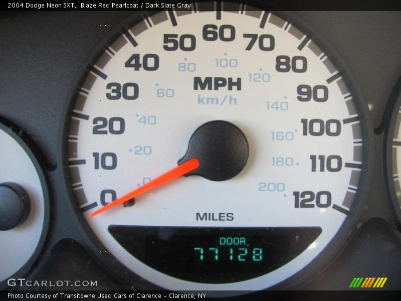 Blaze Red Pearlcoat / Dark Slate Gray 2004 Dodge Neon SXT