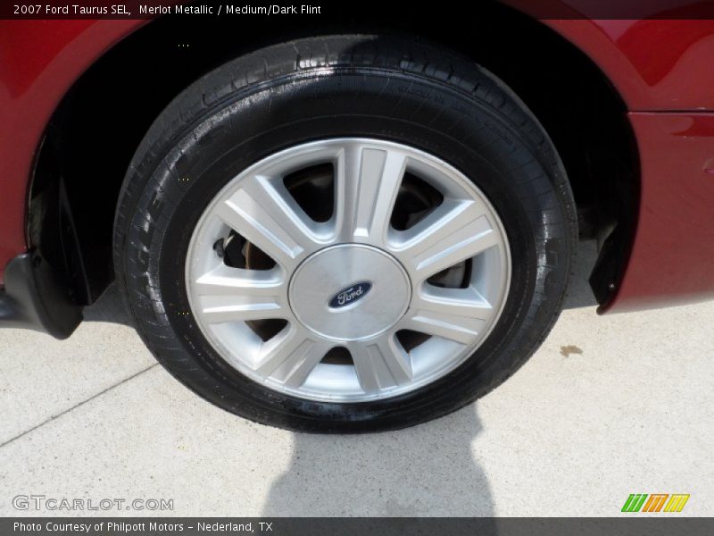 Merlot Metallic / Medium/Dark Flint 2007 Ford Taurus SEL