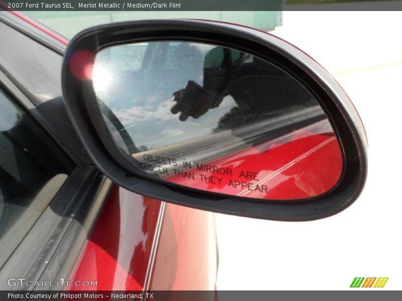 Merlot Metallic / Medium/Dark Flint 2007 Ford Taurus SEL