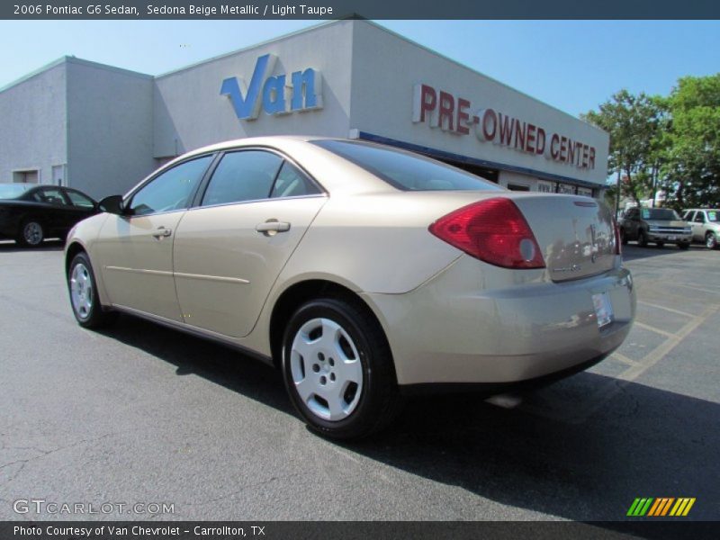 Sedona Beige Metallic / Light Taupe 2006 Pontiac G6 Sedan