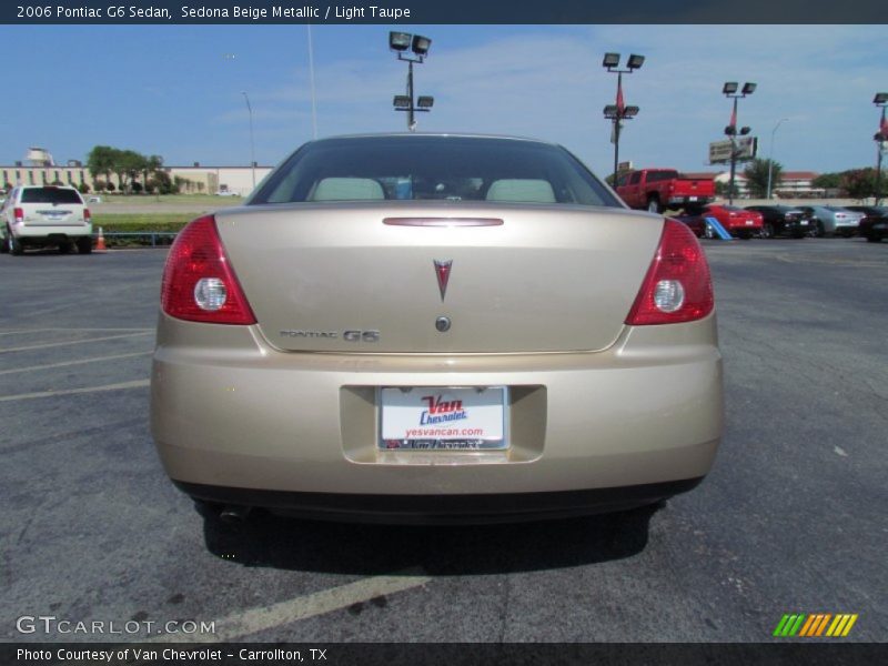Sedona Beige Metallic / Light Taupe 2006 Pontiac G6 Sedan