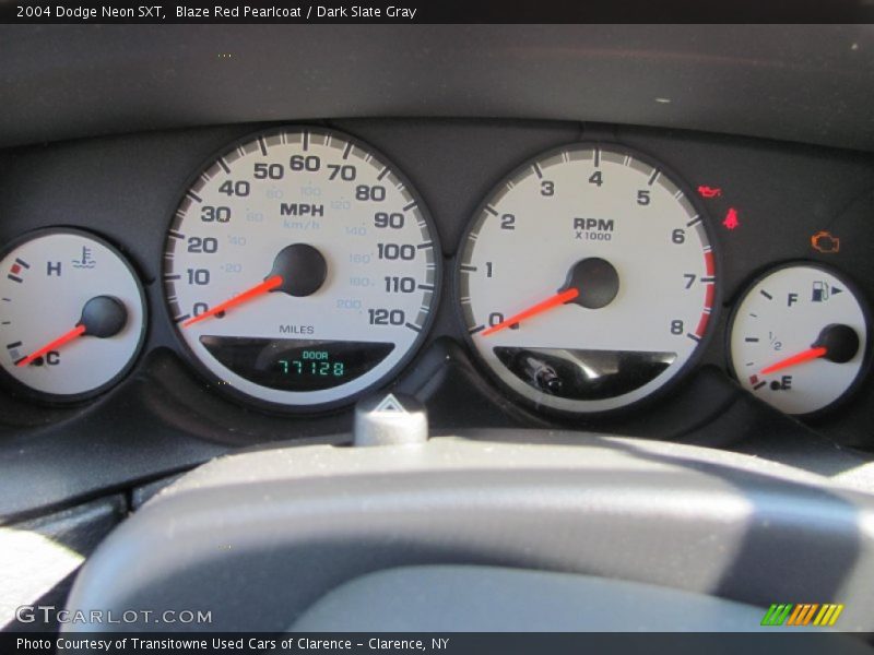Blaze Red Pearlcoat / Dark Slate Gray 2004 Dodge Neon SXT