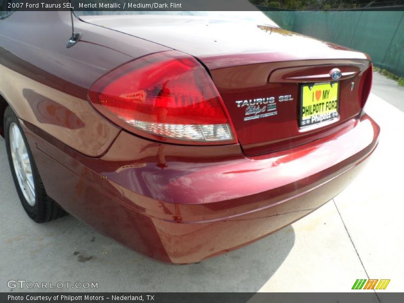 Merlot Metallic / Medium/Dark Flint 2007 Ford Taurus SEL