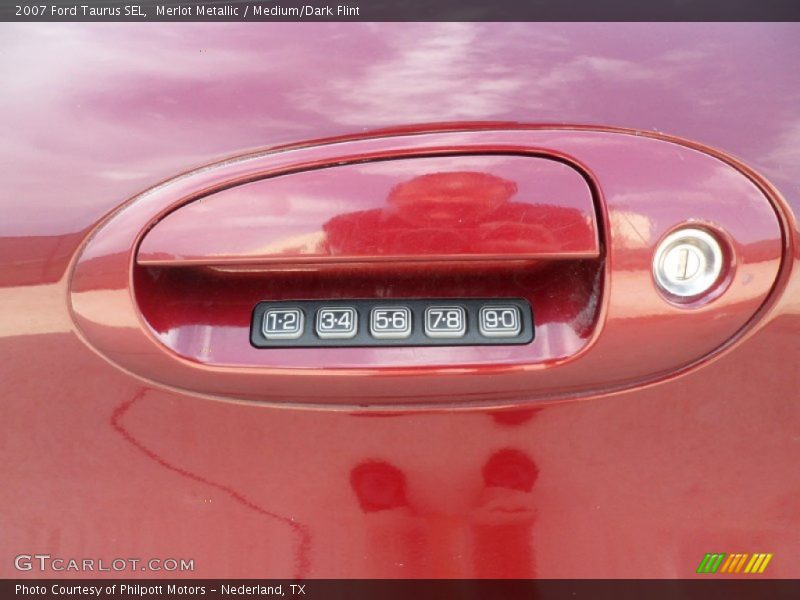 Merlot Metallic / Medium/Dark Flint 2007 Ford Taurus SEL