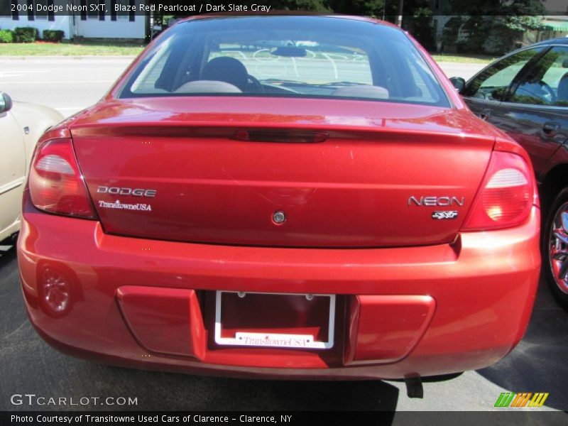 Blaze Red Pearlcoat / Dark Slate Gray 2004 Dodge Neon SXT