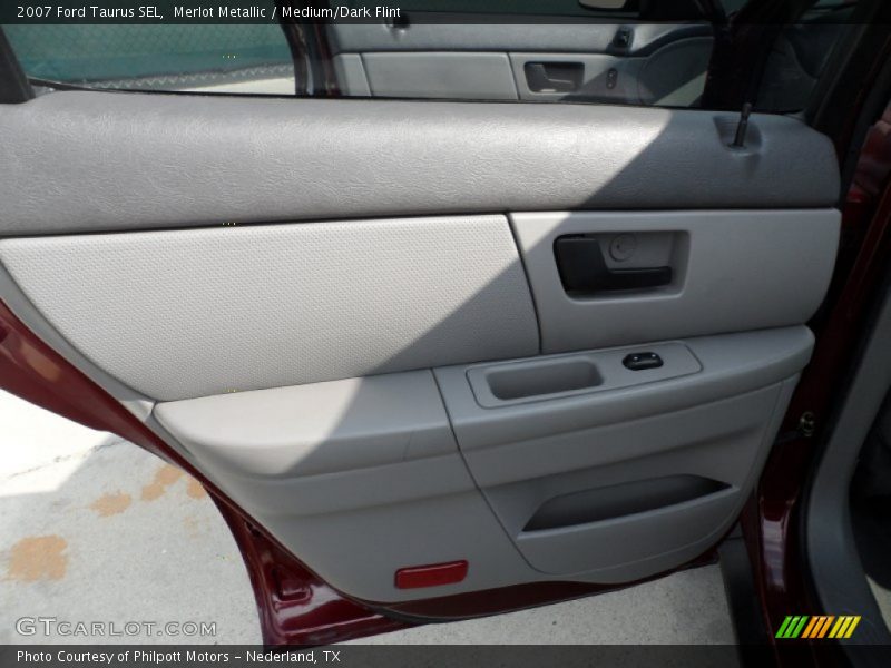 Merlot Metallic / Medium/Dark Flint 2007 Ford Taurus SEL