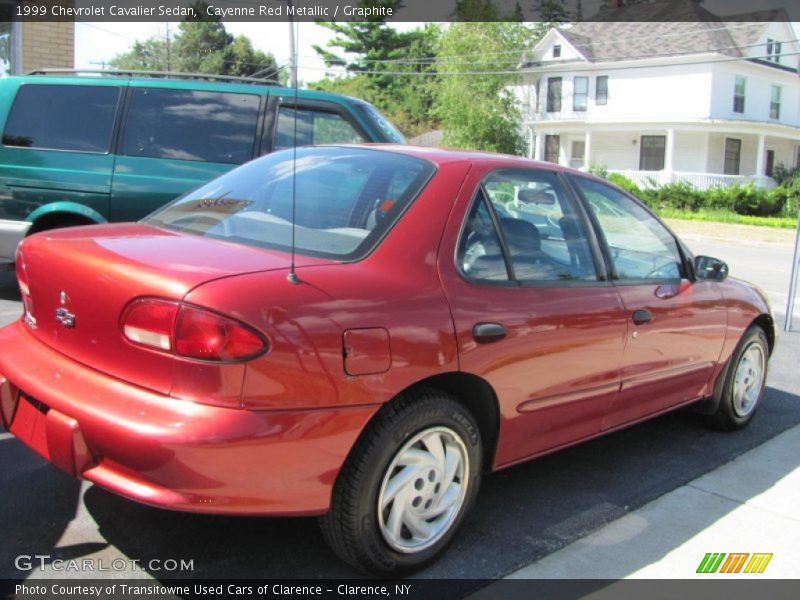 Cayenne Red Metallic / Graphite 1999 Chevrolet Cavalier Sedan