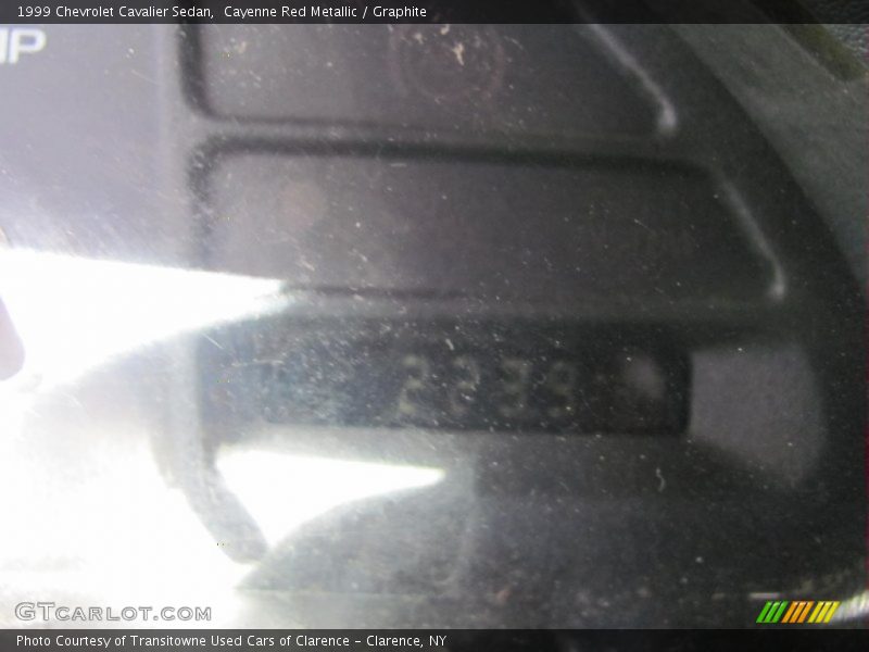 Cayenne Red Metallic / Graphite 1999 Chevrolet Cavalier Sedan