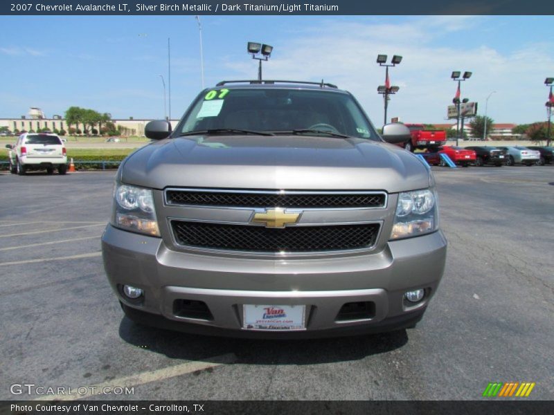 Silver Birch Metallic / Dark Titanium/Light Titanium 2007 Chevrolet Avalanche LT