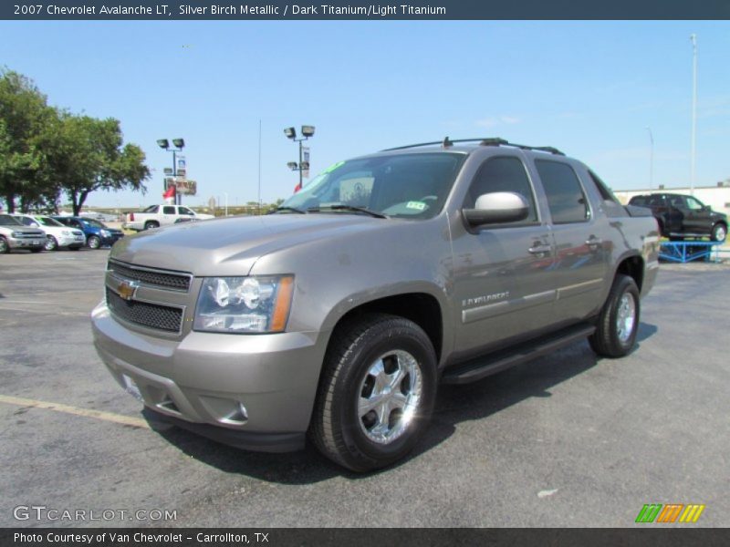 Silver Birch Metallic / Dark Titanium/Light Titanium 2007 Chevrolet Avalanche LT