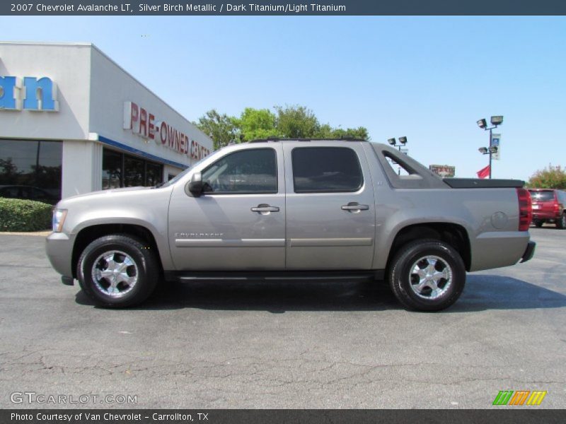 Silver Birch Metallic / Dark Titanium/Light Titanium 2007 Chevrolet Avalanche LT