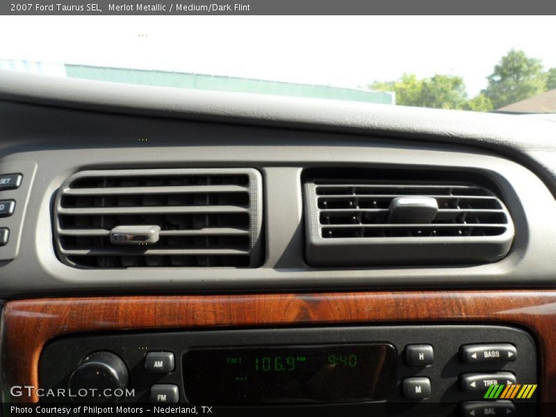 Merlot Metallic / Medium/Dark Flint 2007 Ford Taurus SEL