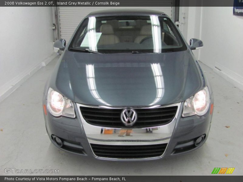 Island Grey Metallic / Cornsilk Beige 2008 Volkswagen Eos 2.0T