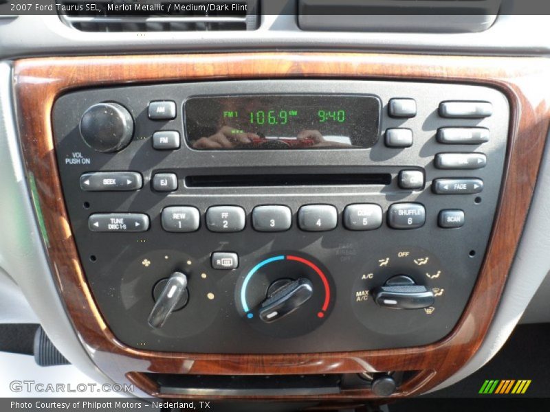 Merlot Metallic / Medium/Dark Flint 2007 Ford Taurus SEL