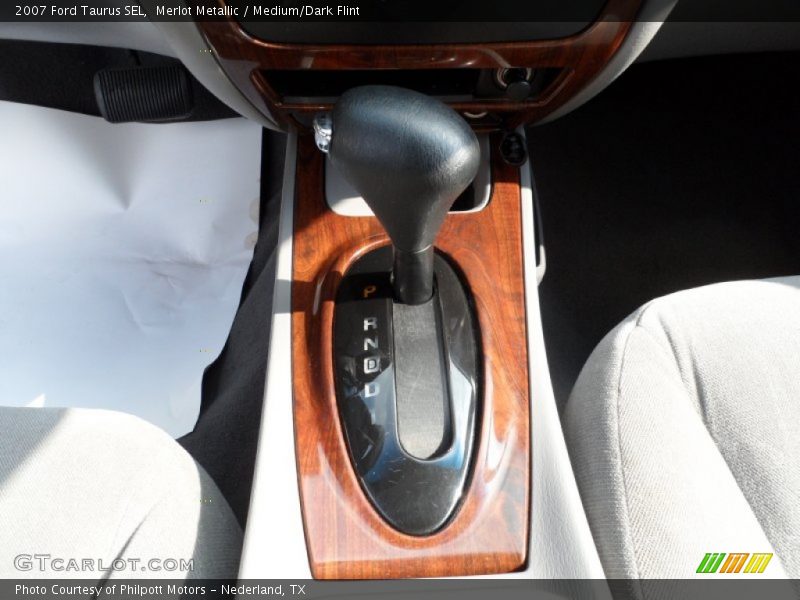 Merlot Metallic / Medium/Dark Flint 2007 Ford Taurus SEL