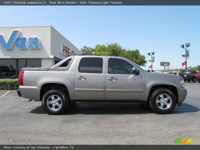Silver Birch Metallic / Dark Titanium/Light Titanium 2007 Chevrolet Avalanche LT