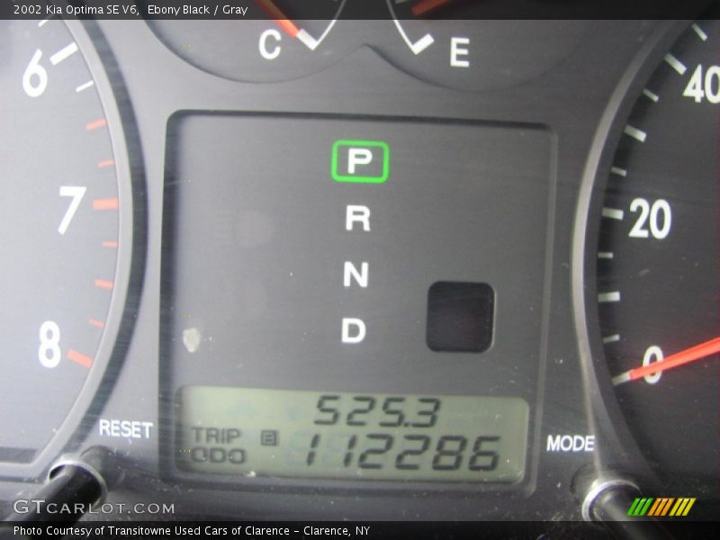 Ebony Black / Gray 2002 Kia Optima SE V6