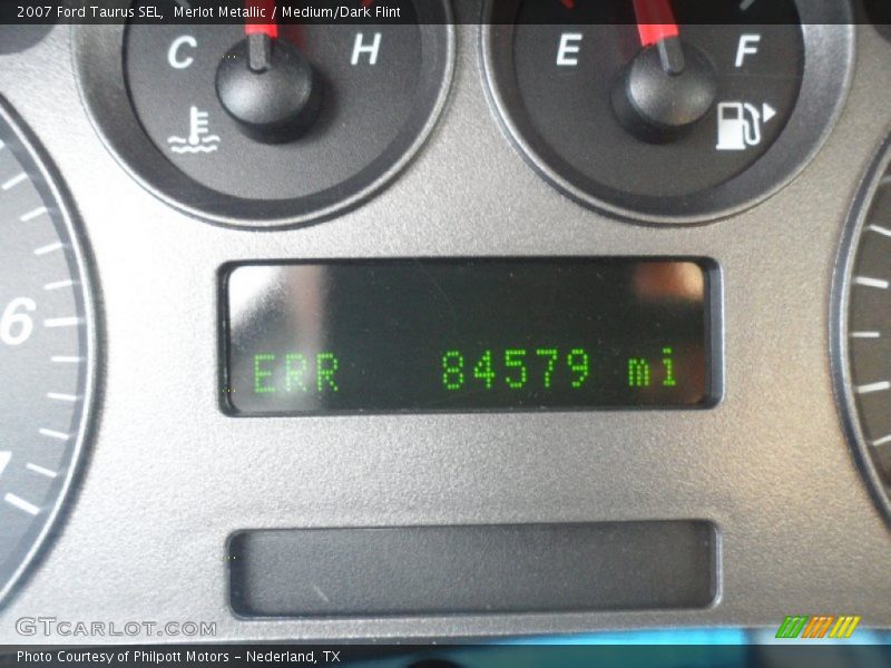 Merlot Metallic / Medium/Dark Flint 2007 Ford Taurus SEL