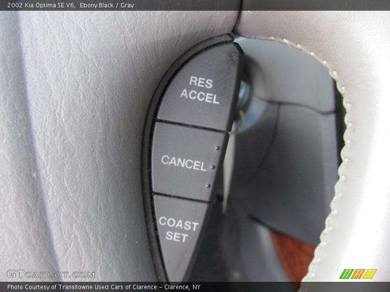 Ebony Black / Gray 2002 Kia Optima SE V6