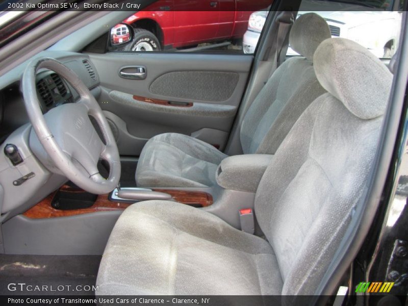  2002 Optima SE V6 Gray Interior