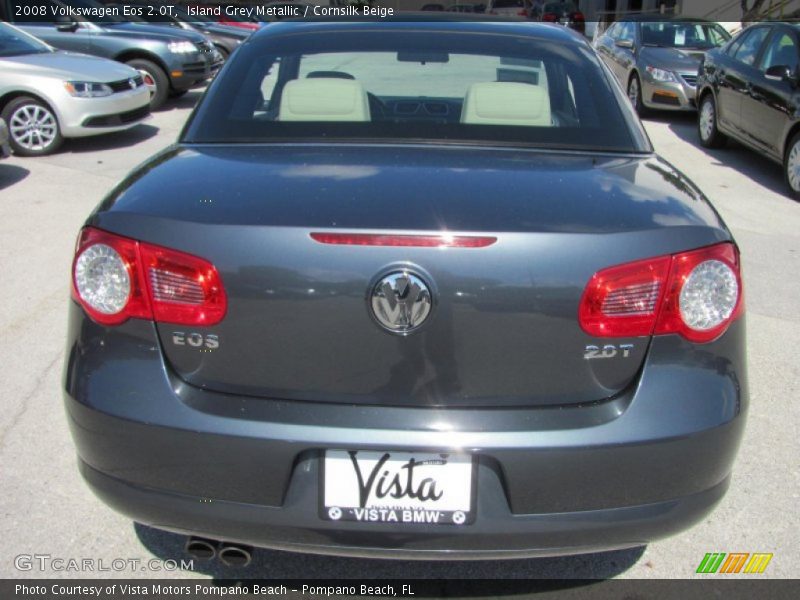 Island Grey Metallic / Cornsilk Beige 2008 Volkswagen Eos 2.0T