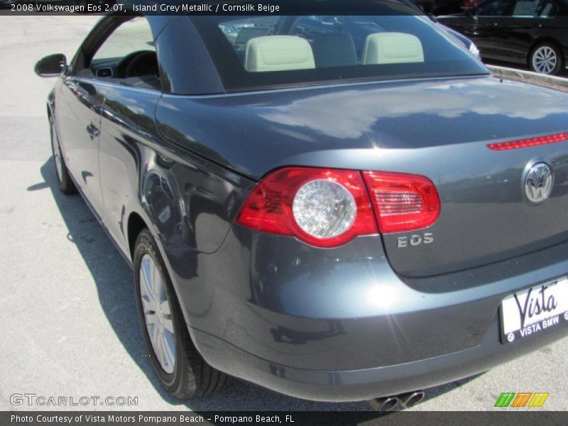 Island Grey Metallic / Cornsilk Beige 2008 Volkswagen Eos 2.0T