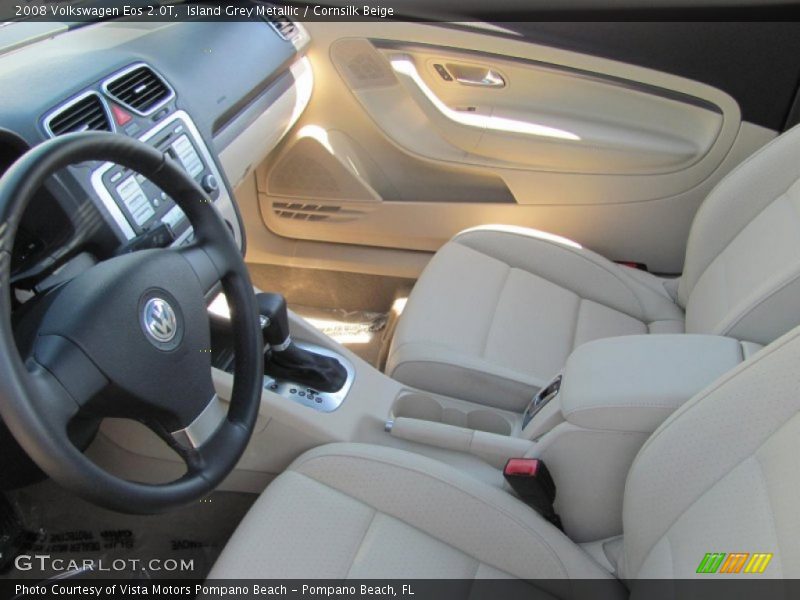 Island Grey Metallic / Cornsilk Beige 2008 Volkswagen Eos 2.0T