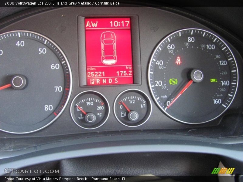 Island Grey Metallic / Cornsilk Beige 2008 Volkswagen Eos 2.0T