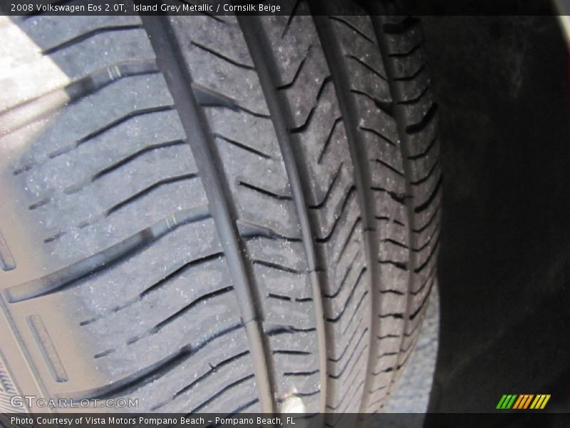 Island Grey Metallic / Cornsilk Beige 2008 Volkswagen Eos 2.0T