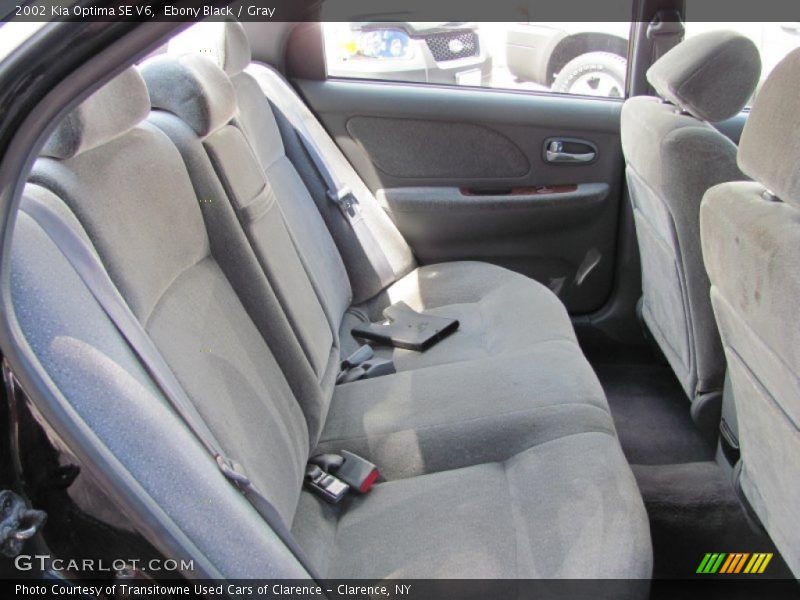 Ebony Black / Gray 2002 Kia Optima SE V6