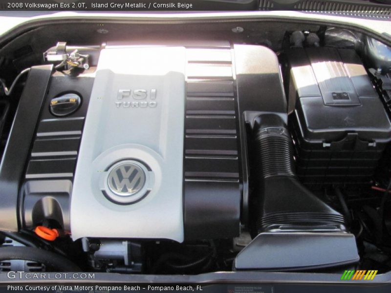 Island Grey Metallic / Cornsilk Beige 2008 Volkswagen Eos 2.0T