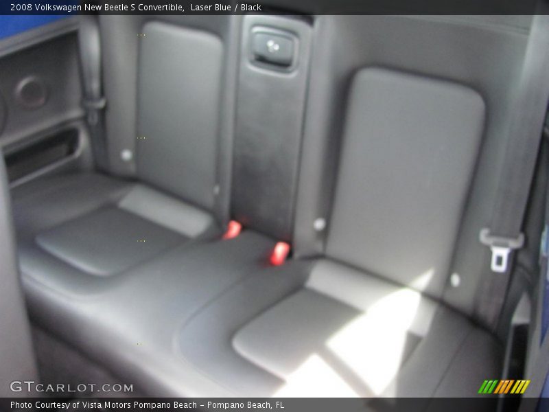 Laser Blue / Black 2008 Volkswagen New Beetle S Convertible