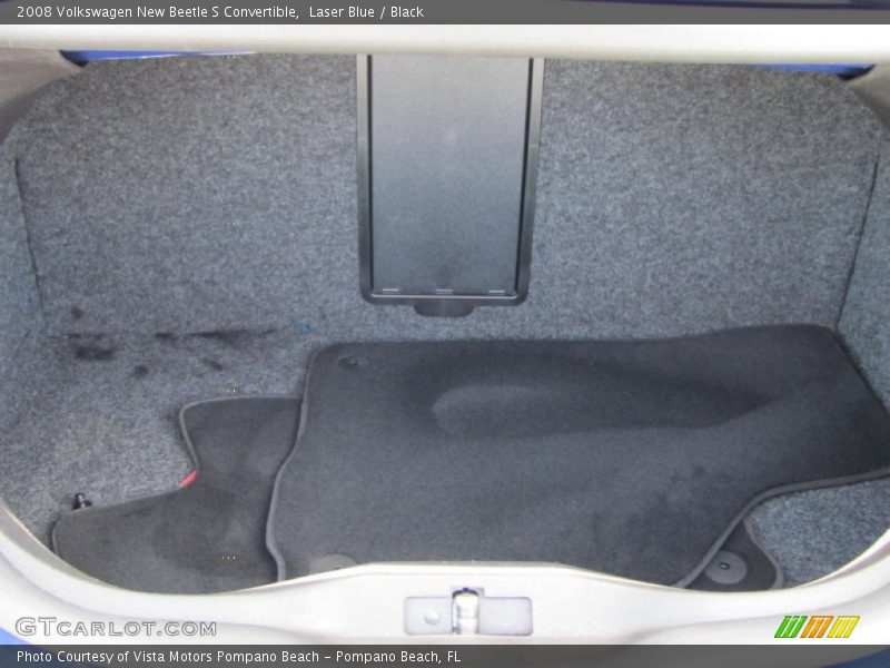Laser Blue / Black 2008 Volkswagen New Beetle S Convertible