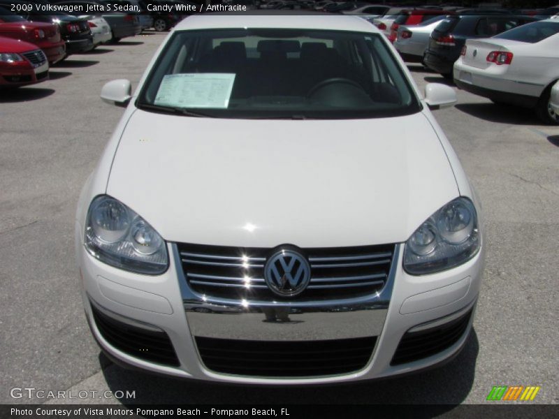 Candy White / Anthracite 2009 Volkswagen Jetta S Sedan